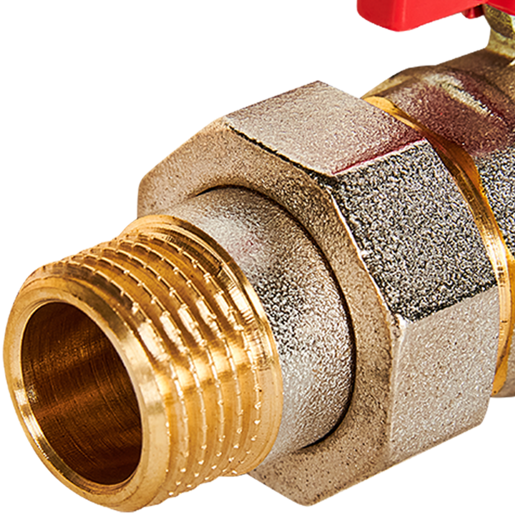 Кран шаровый американка 1/2" ROMMER (бабочка)