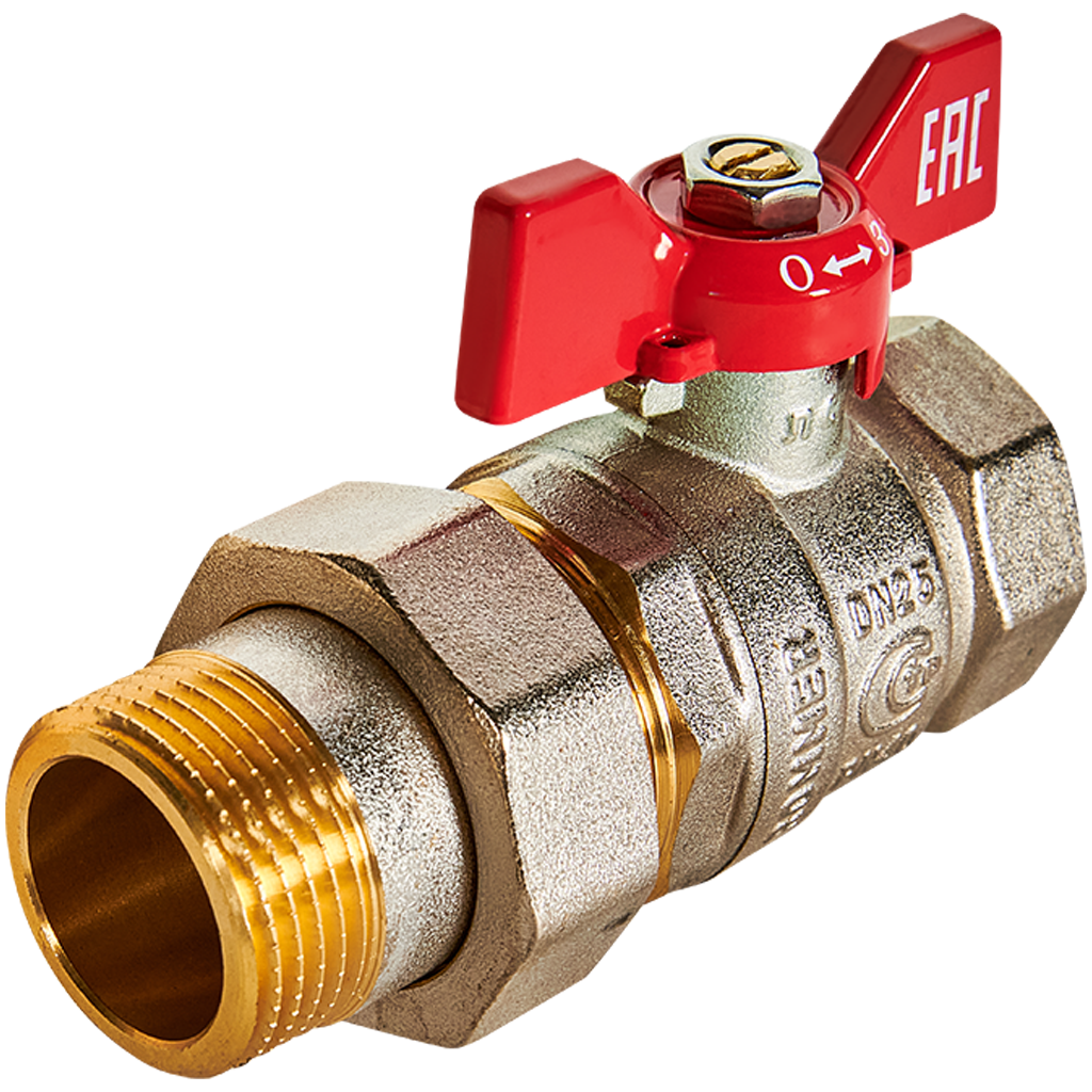 Кран шаровый ВН 1/2" ROMMER (бабочка)