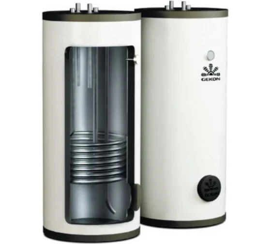 Бойлер 120 л напольный нерж. INOX Gekon (верх. подкл.)
